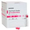 Mckesson Oral Foam Swabs with Dentifrice