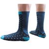 Xpandasox Athletic Calf Cotton Blend Dot Crew Socks
