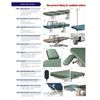 Adjustable Backrest and Drop Section Power Table Optional Accessories