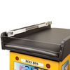 Pediatric Scale Treatment Table with One Drawer and Two Open Shelves - Top Rimmed On 3 Sides