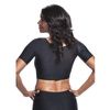 Wear Ease Compression Crop Top - Black