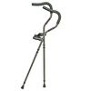 Folding Underarm Crutches (Grey)