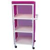 Healthline Medical Three Shelf Linen Cart With Cover