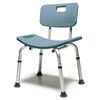 Graham Field Lumex Bath Seats with Backrest - Steel Blue