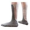 Xpandasox Athletic Calf Cotton Blend Dot Crew Socks