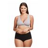 La Leche League Wireless Comfort Sleep Bra - Gray