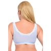 La Leche League Lace Nursing Sleep Bra-Wisteria/Ivory