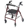 Graham Field Lumex Walkabout Rollator - Burgundy Color