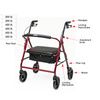 Graham Field Lumex Walkabout Rollator - Product Parts Description