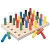 Pegboard with Round Pegs