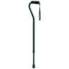 Carex Adjustable Offset Aluminum Cane With Wrist Strap