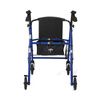 Medline Basic Steel Rollator - Back View