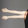 Rolyan Shoulder Length Compression Gloves with Open Finger