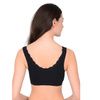 QT Intimates Lace Nursing Sleep Bra- Black