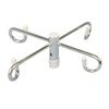 Drive Economy IV Pole with Four Legs and Removable Top - 4-Hook, Chrome