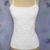 Still You Alise Jacquard Lace Tank Top - White