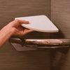 HealthCraft Invisia 2-in-1 Corner Shelf - Removable Shelf Tray