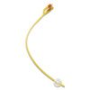 Covidien Dover Silicone Coated Latex Foley Catheter - 5cc Balloon Capacity