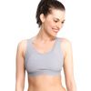 La Leche League Serena Nursing Sports Bra-Grey