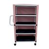 MJM International Four Shelf Utility Cart