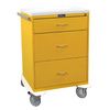 Harloff Classic Three Drawer Infection Control Cart With Key Lock
