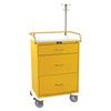 Harloff Classic Three Drawer Infection Control Cart With Key Lock