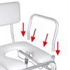 Padded Transfer Bench and Commode