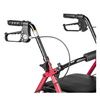 Drive Aluminum Rollator With Fold Up and Removable Back Support and Casters