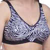 Almost U Style 1860 Zebra Print Bandeau Bra