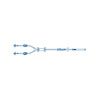 Medline Cysto/TUR Irrigation Tubing Set With Adjustable Roller Clamp - DYND19122