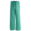 Medline AngelStat Unisex Reversible Drawstring Scrub Pants - Jade