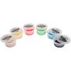 CanDo Antimicrobial Exercise Putty - 2 Oz, 6 Piece Tan To Black