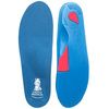 Vasyli Custom Blue Full Length Medium Density Insoles_Front And Back View Of Vasyli Custom Blue Insoles