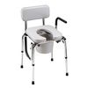 Homecraft Drop-Arm Commode with Padded Seat
