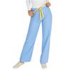 Medline AngelStat Unisex Reversible Drawstring Scrub Pants- Ceil Blue