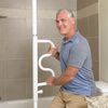 Standers Pole and Curve Grab Bar