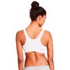 White Nursing Sleep Bra - Back